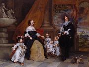 Gonzales Coques The Family of Jan Baptista Anthonie china oil painting reproduction